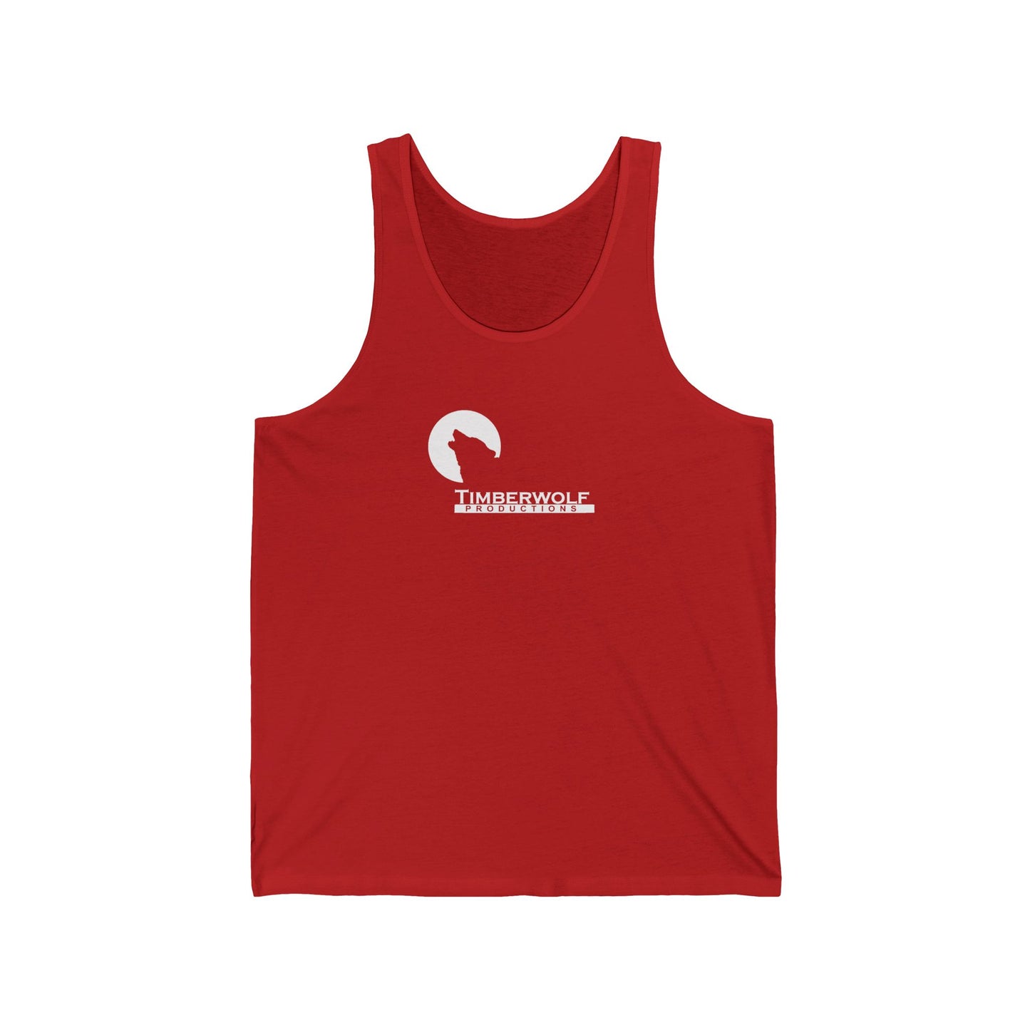 Timberwolf Unisex Jersey Tank - Perfect for Outdoors, Summer Parties, Workouts, Casual Wear, Gift for Nature Lovers