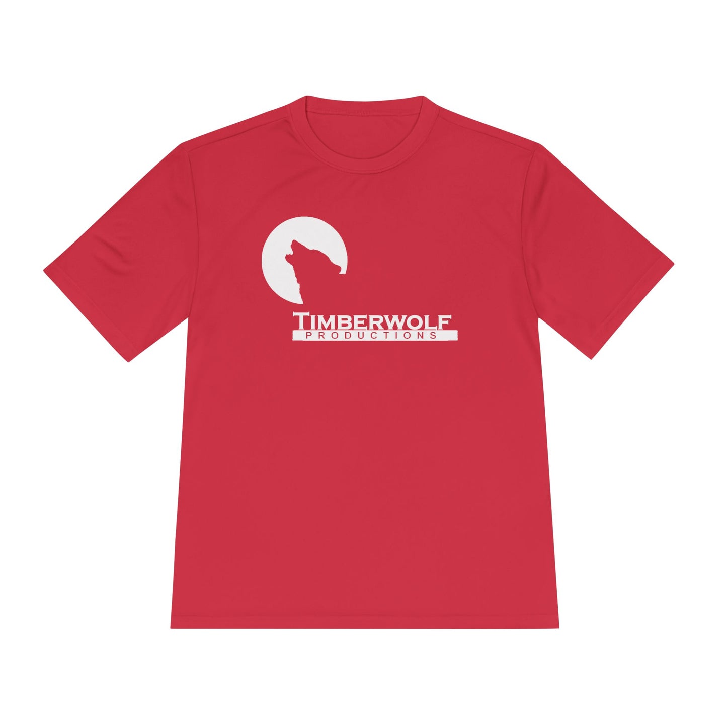 Unisex Moisture Wicking Tee - Timberwolf Graphic Shirt, Cool Workout Tee, Outdoor Adventure Gear, Gift for Nature Lovers