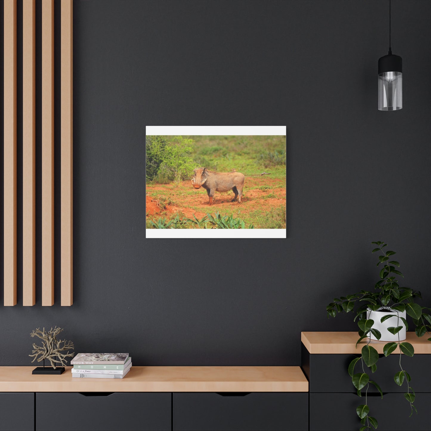 Dirty Warthog - Canvas Print