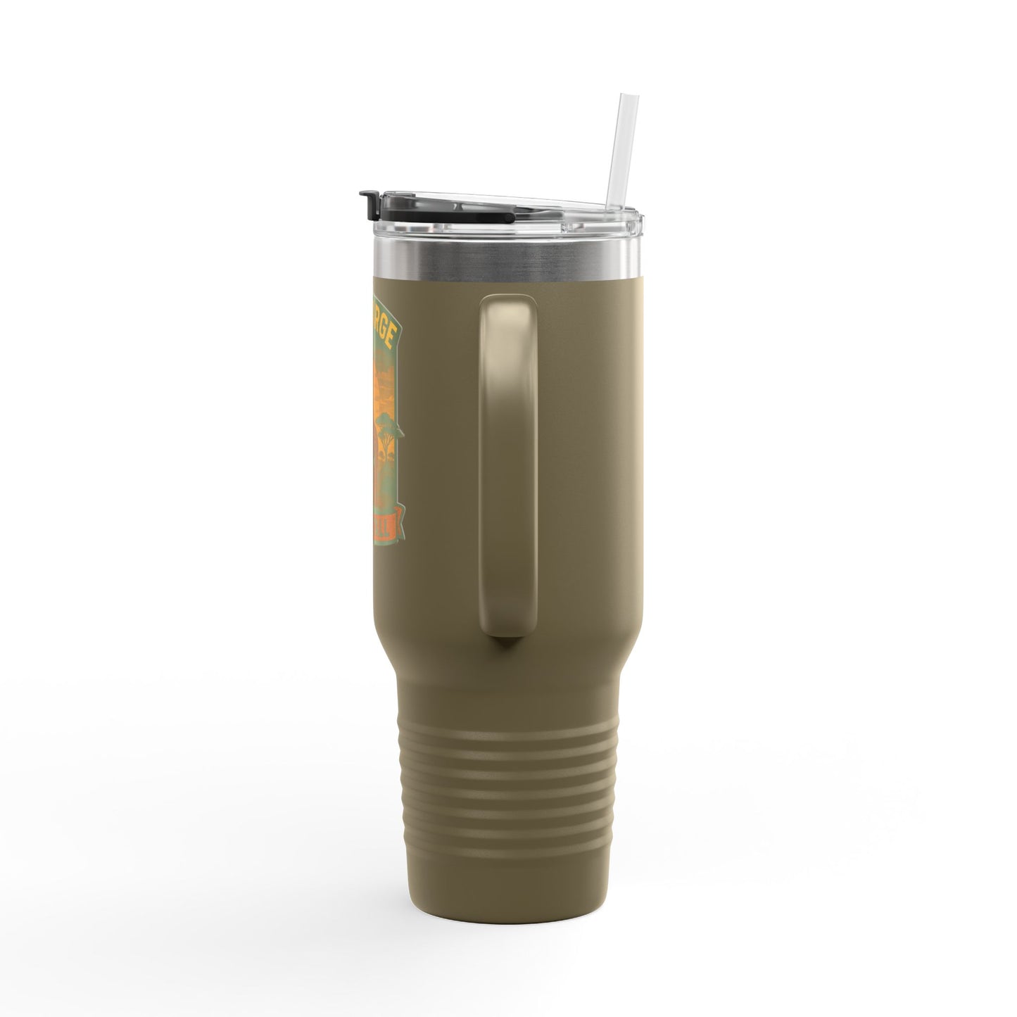 Giraffe Travel Mug | Inspirational Tumbler Live Large Stand Tall