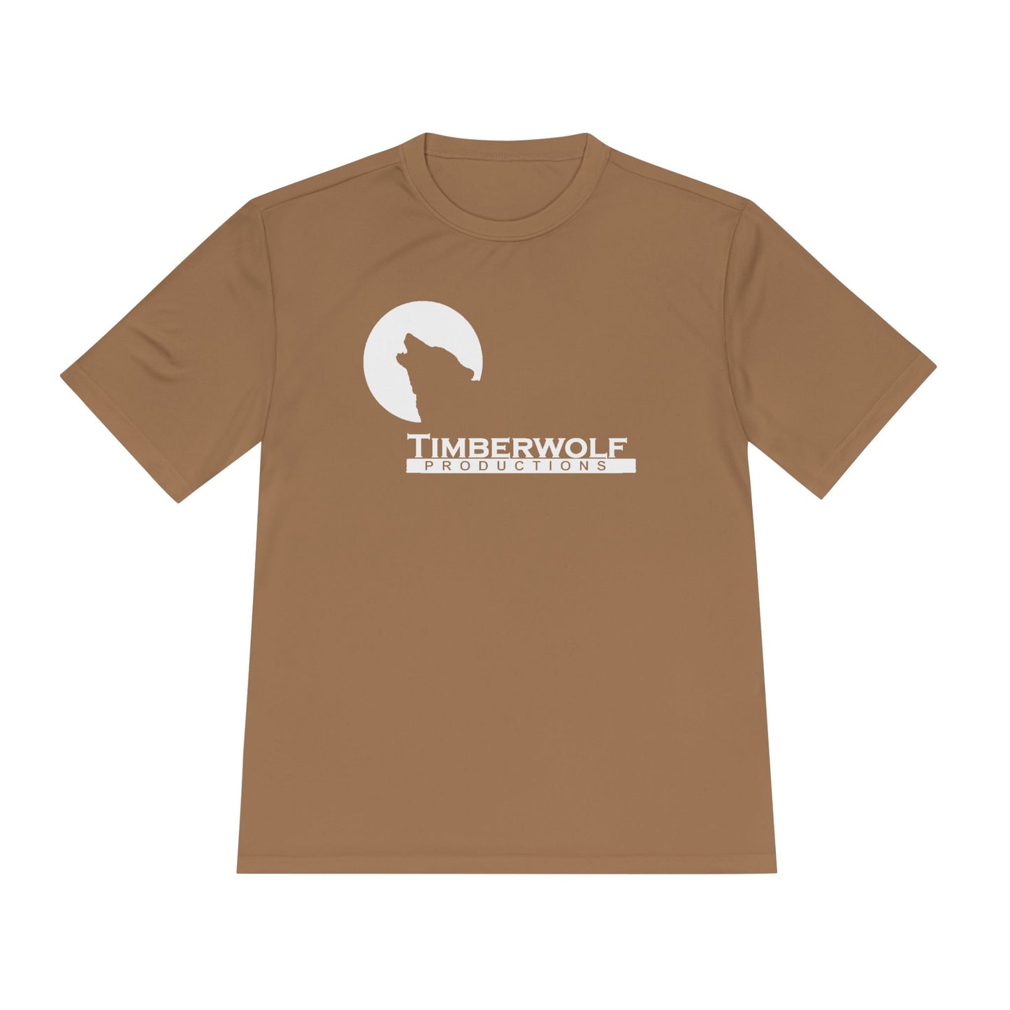Unisex Moisture Wicking Tee - Timberwolf Graphic Shirt, Cool Workout Tee, Outdoor Adventure Gear, Gift for Nature Lovers