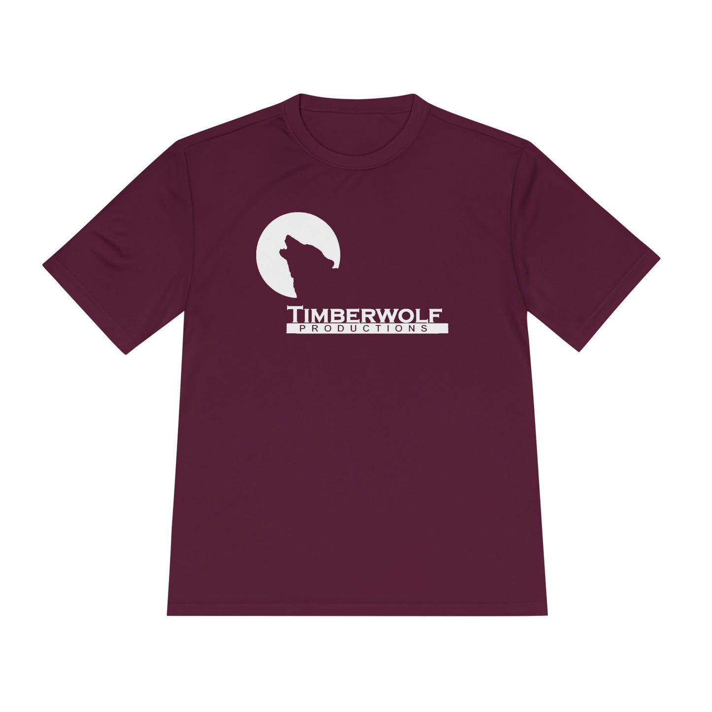 Unisex Moisture Wicking Tee - Timberwolf Graphic Shirt, Cool Workout Tee, Outdoor Adventure Gear, Gift for Nature Lovers
