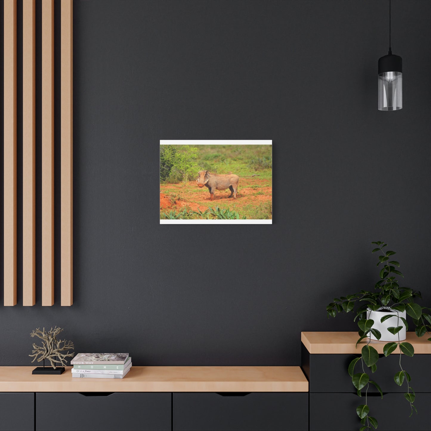 Dirty Warthog - Canvas Print
