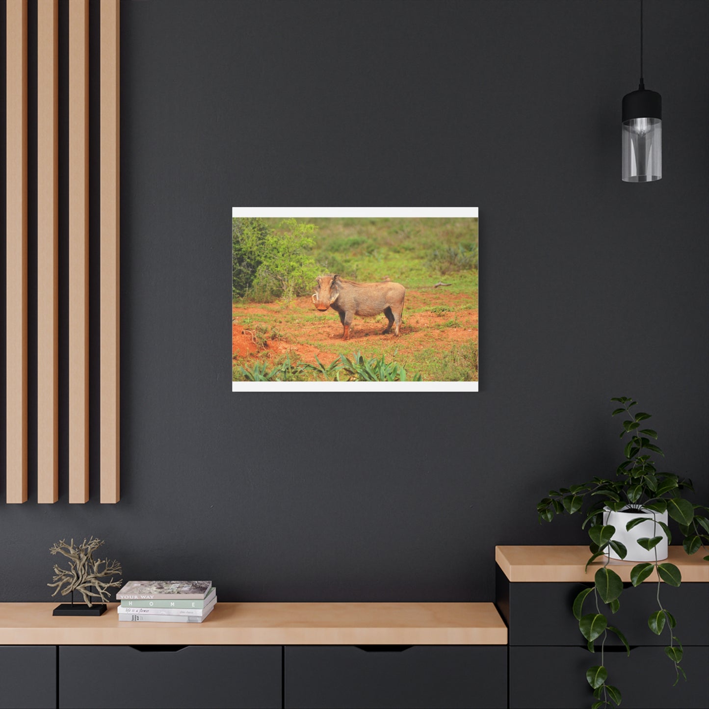 Dirty Warthog - Canvas Print