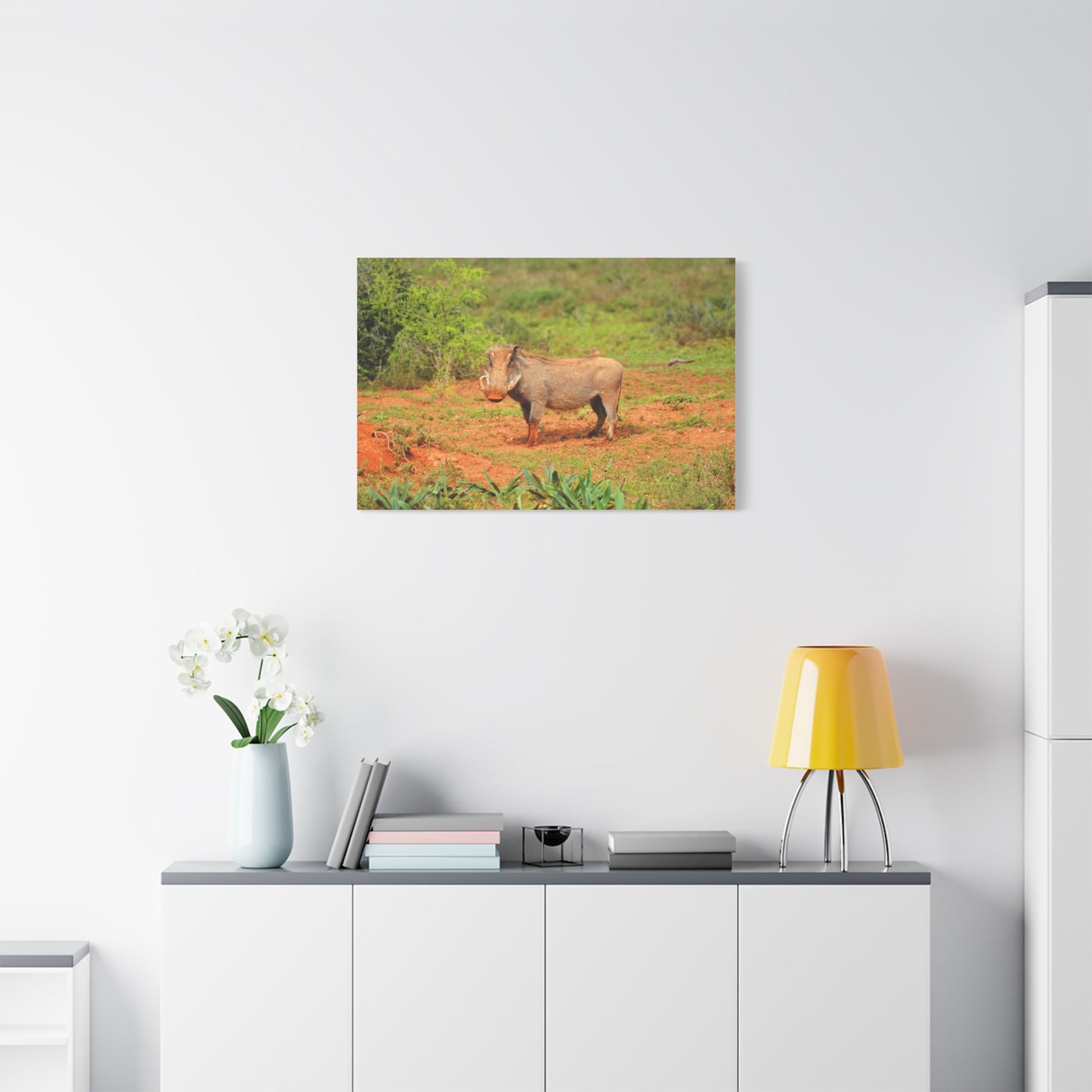 Dirty Warthog - Canvas Print