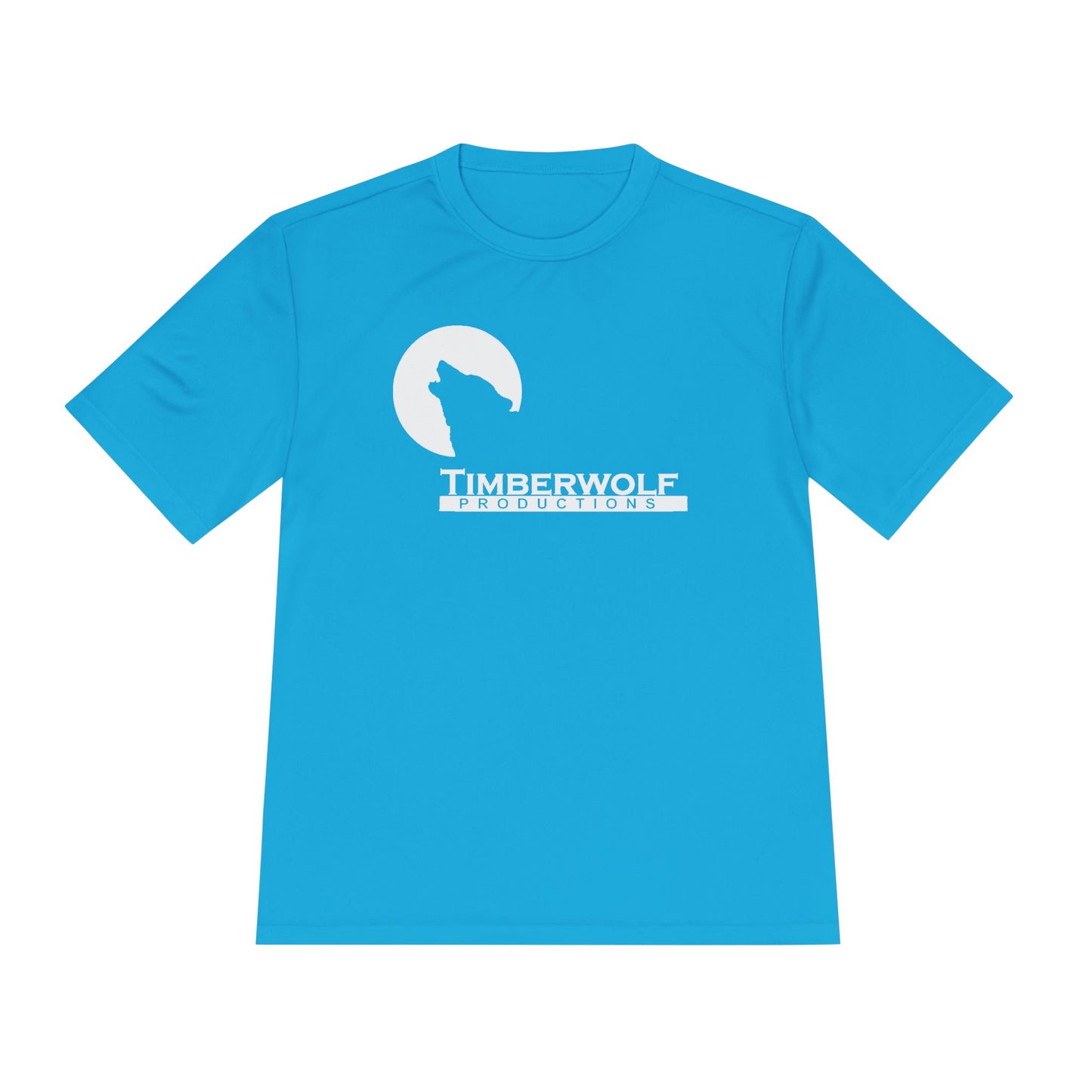 Unisex Moisture Wicking Tee - Timberwolf Graphic Shirt, Cool Workout Tee, Outdoor Adventure Gear, Gift for Nature Lovers