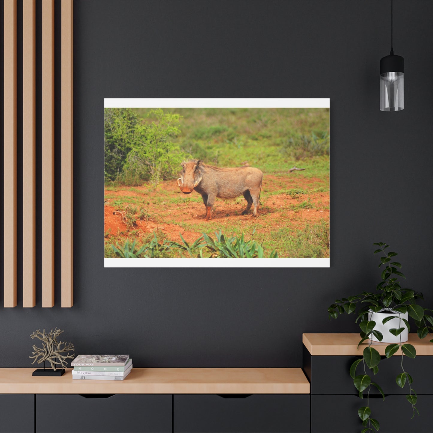 Dirty Warthog - Canvas Print