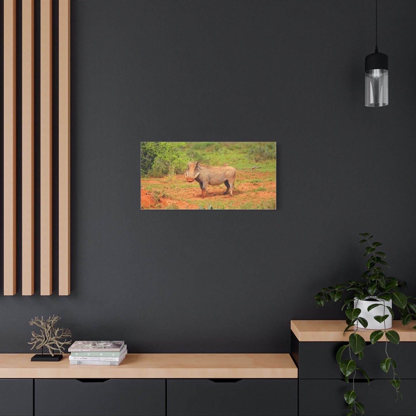 Dirty Warthog - Canvas Print