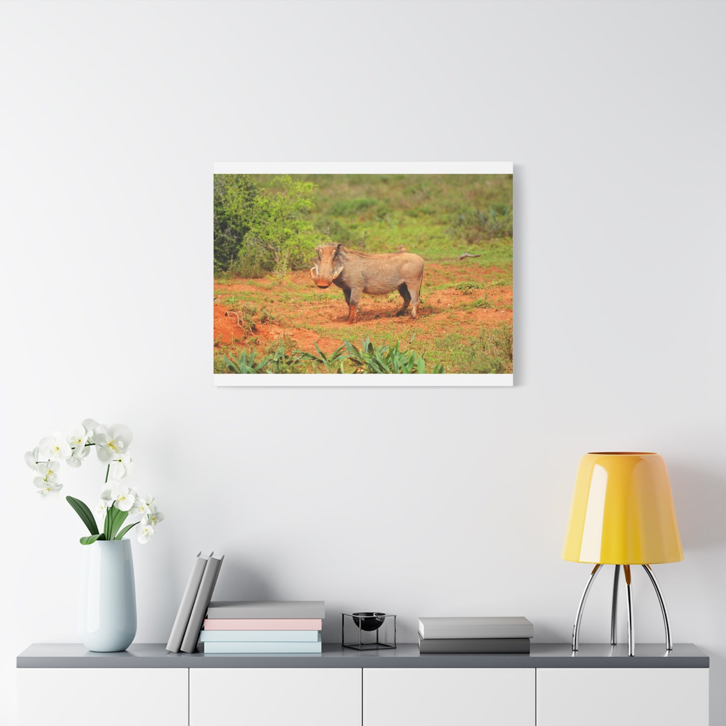 Dirty Warthog - Canvas Print