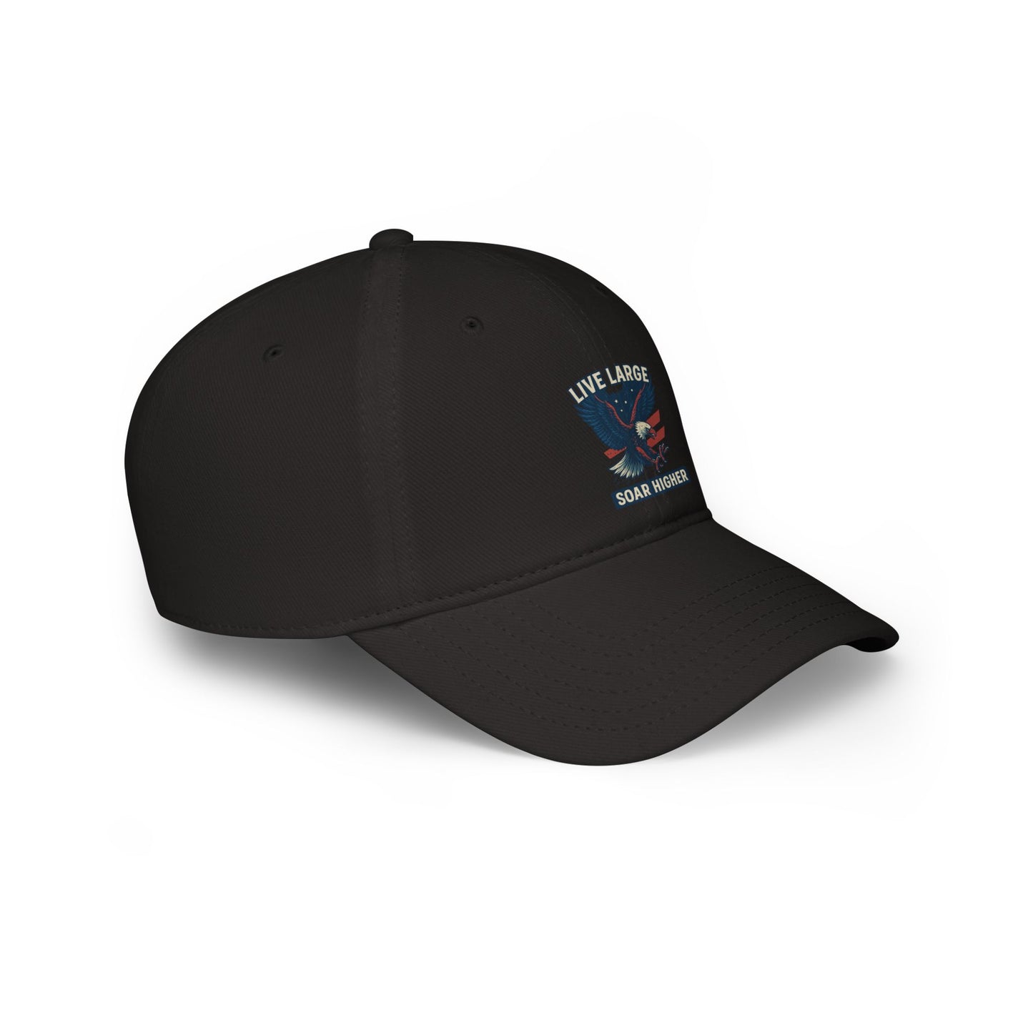 Live Large Soar Higher Baseball Cap, Eagle