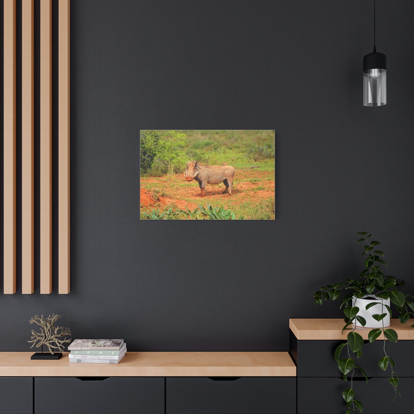 Dirty Warthog - Canvas Print