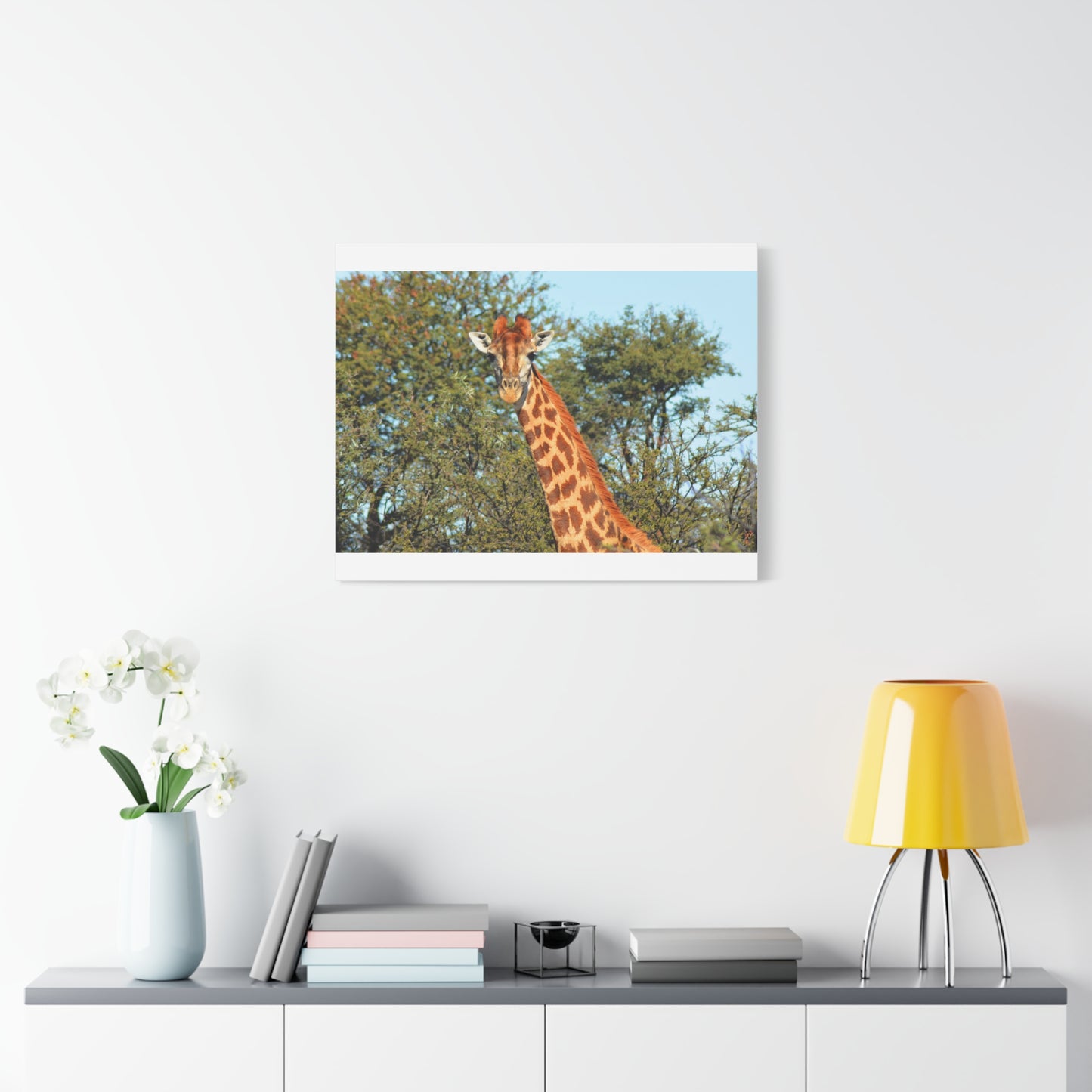 Elegant Giraffe Canvas