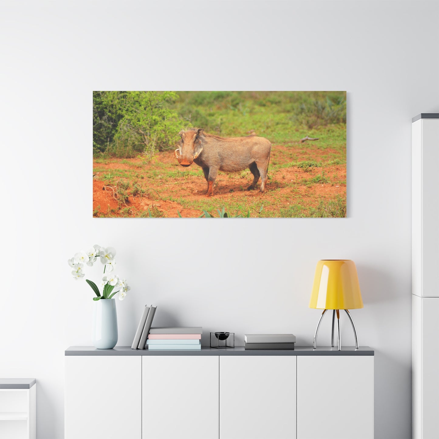 Dirty Warthog - Canvas Print