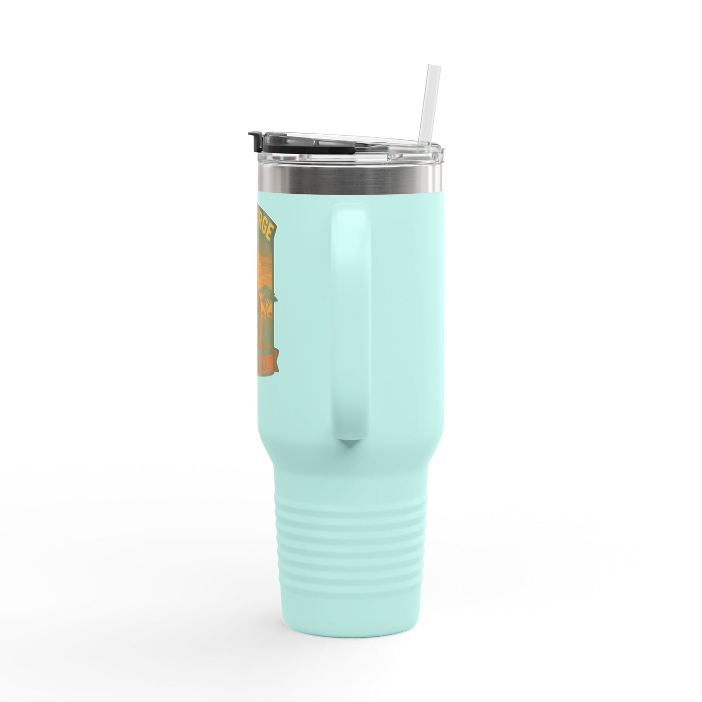 Giraffe Travel Mug | Inspirational Tumbler Live Large Stand Tall