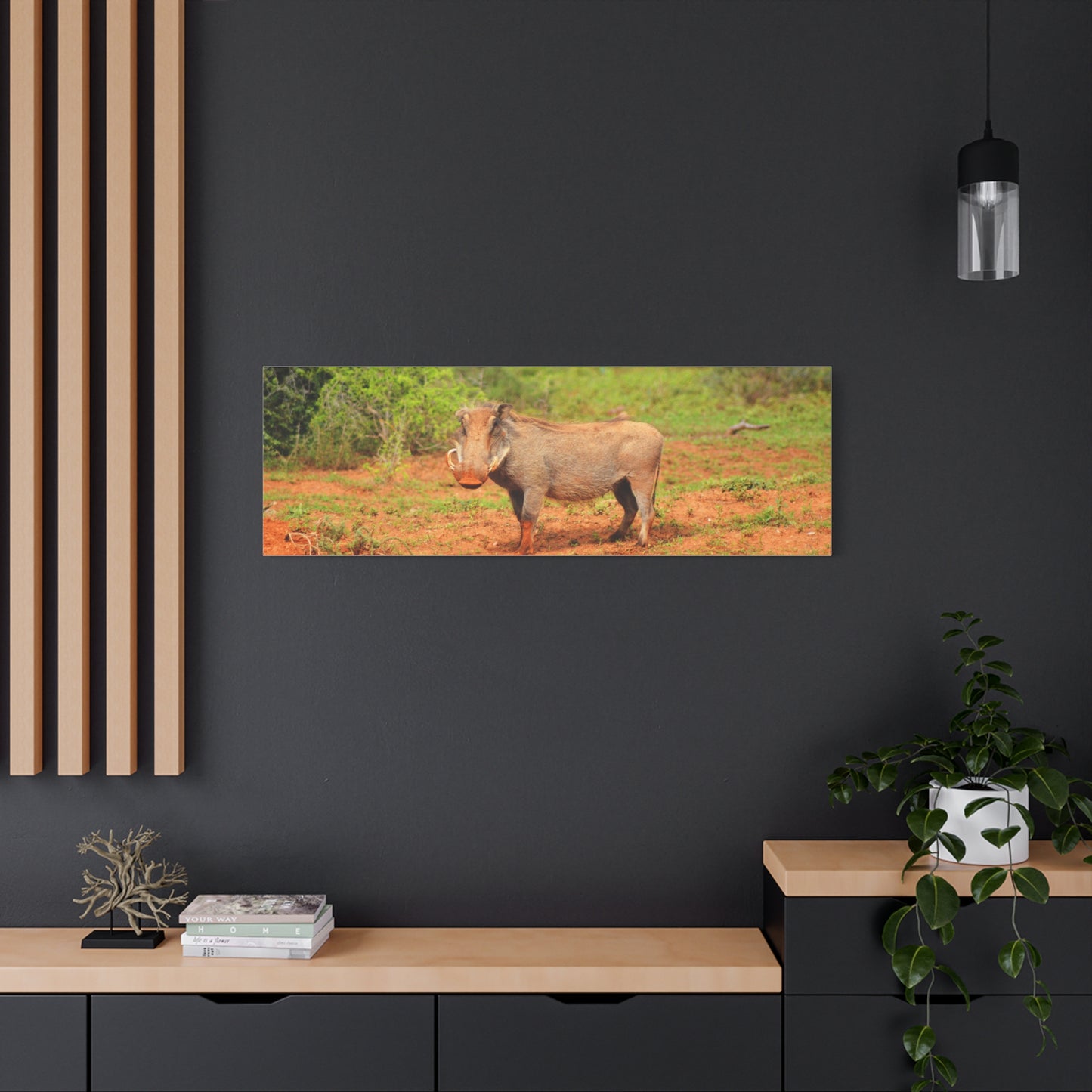 Dirty Warthog - Canvas Print