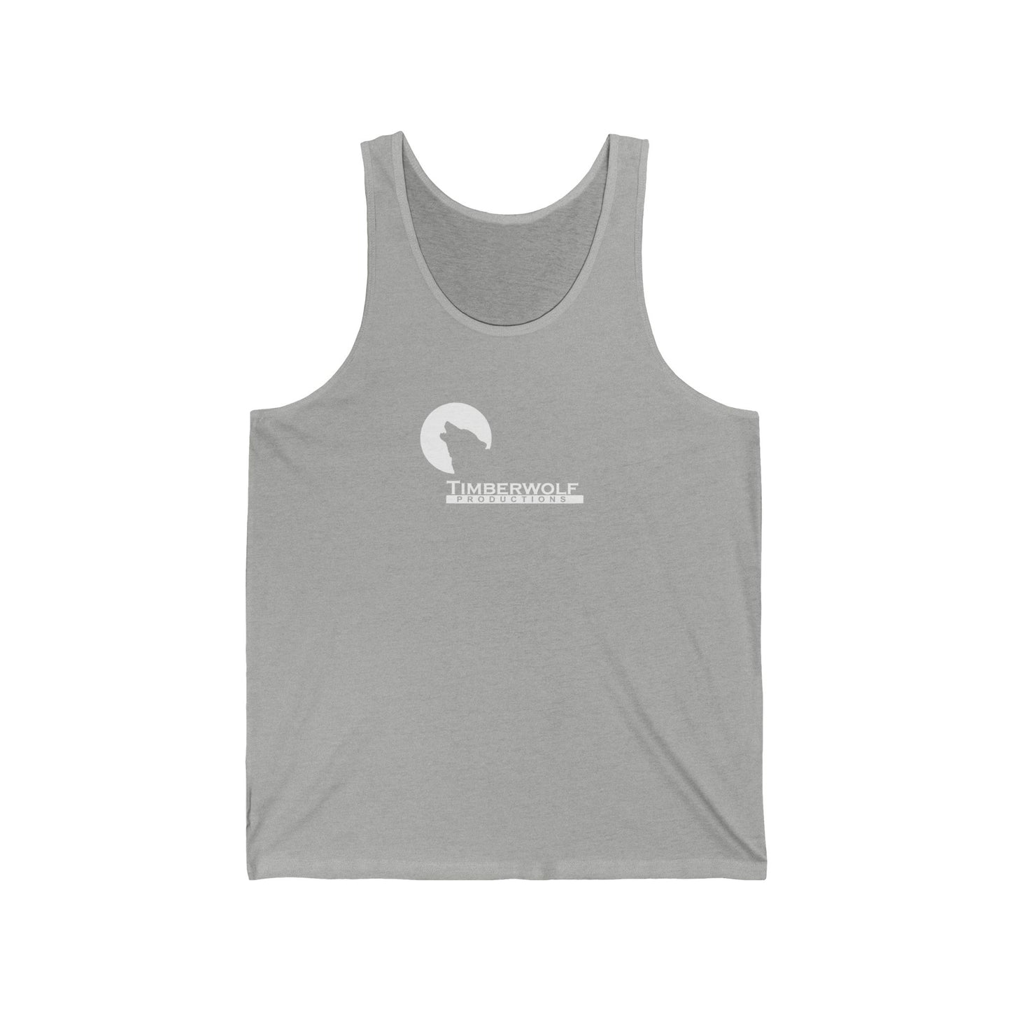 Timberwolf Unisex Jersey Tank - Perfect for Outdoors, Summer Parties, Workouts, Casual Wear, Gift for Nature Lovers