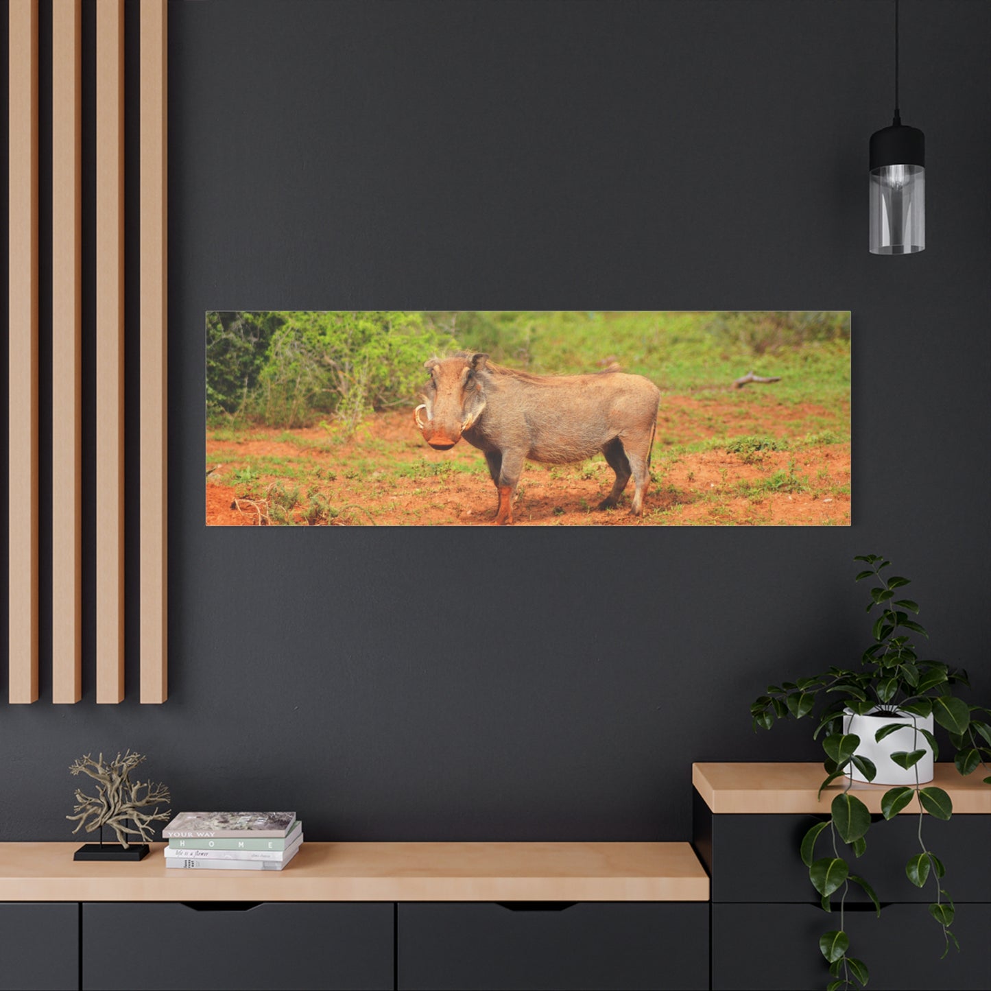 Dirty Warthog - Canvas Print