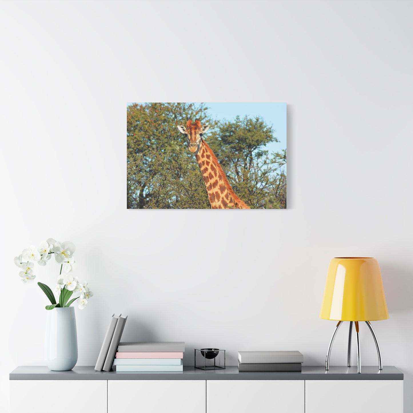 Elegant Giraffe Canvas