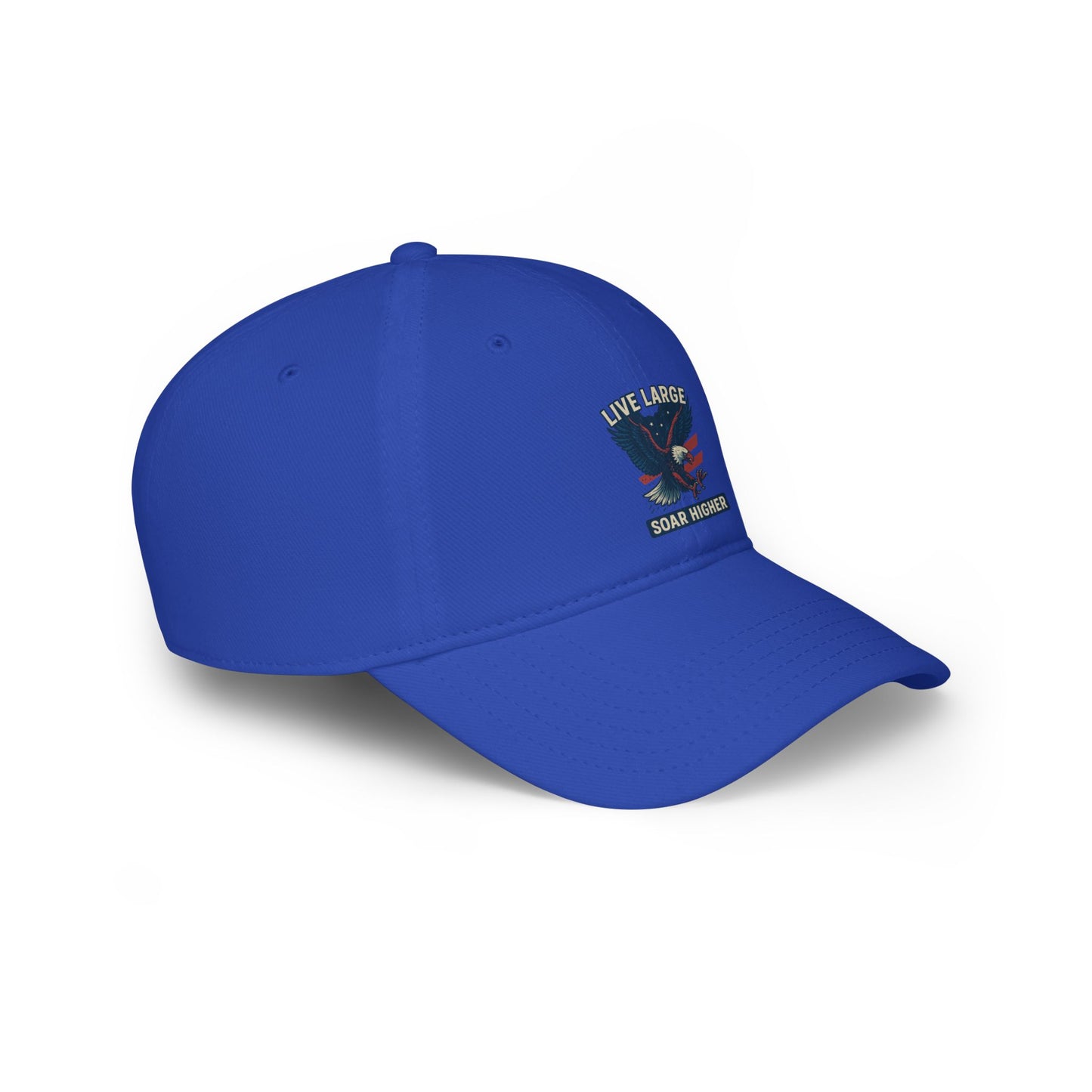 Live Large Soar Higher Baseball Cap, Eagle