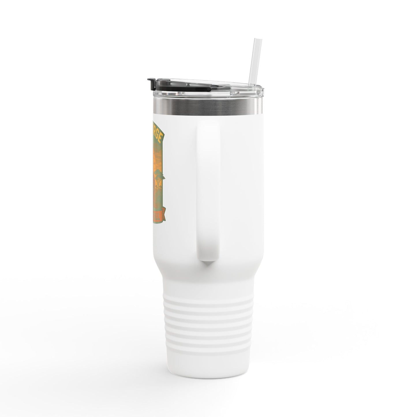 Giraffe Travel Mug | Inspirational Tumbler Live Large Stand Tall