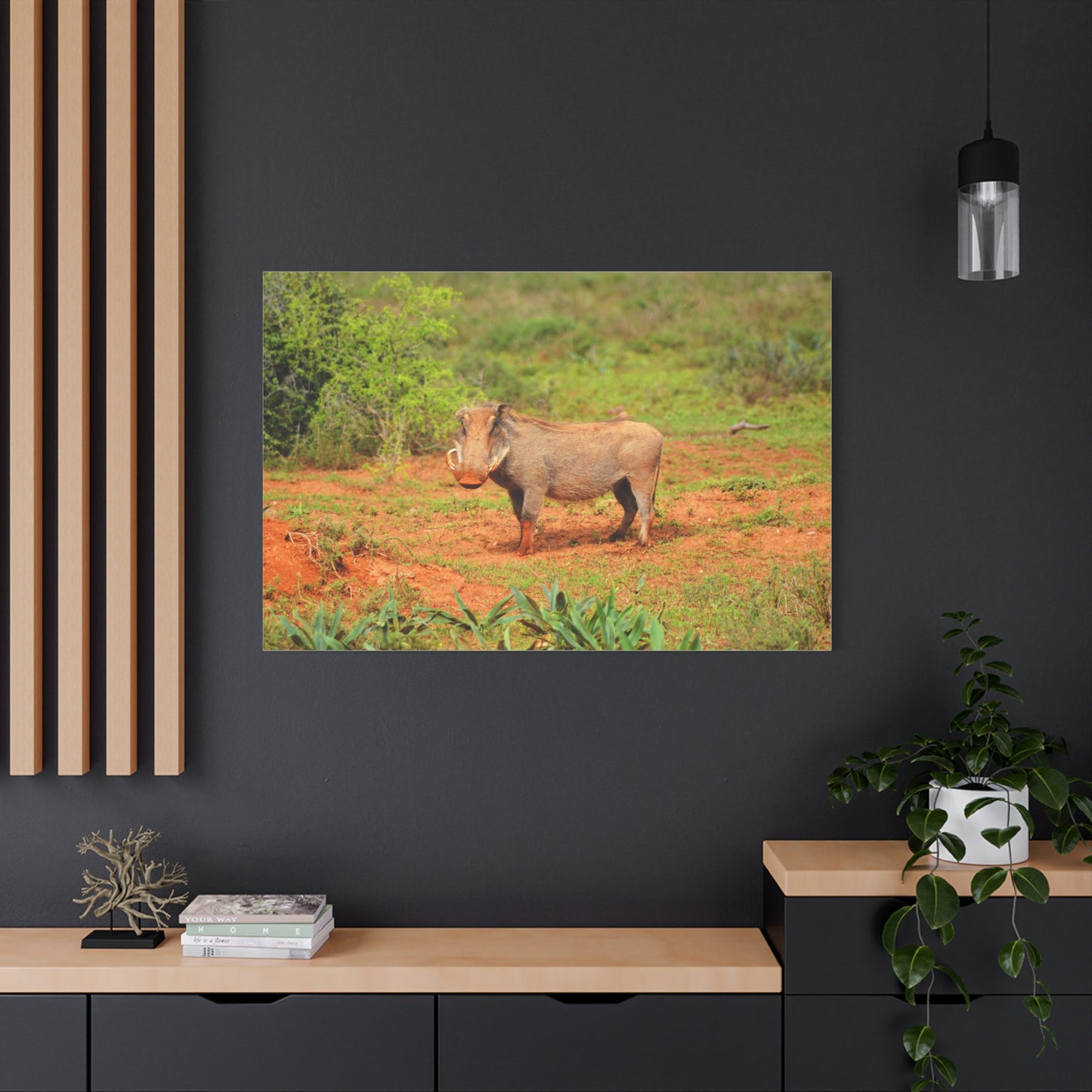 Dirty Warthog - Canvas Print