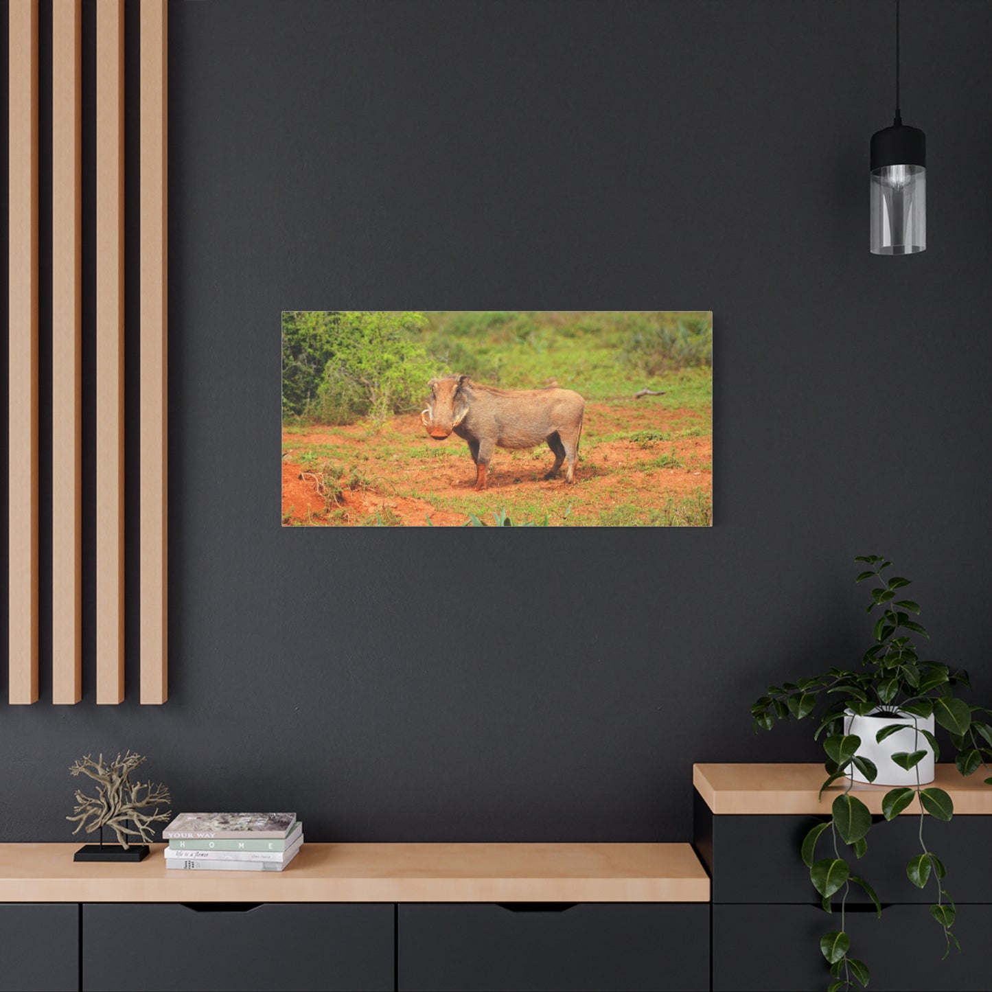 Dirty Warthog - Canvas Print