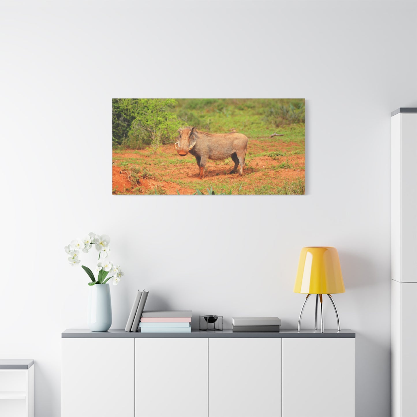 Dirty Warthog - Canvas Print