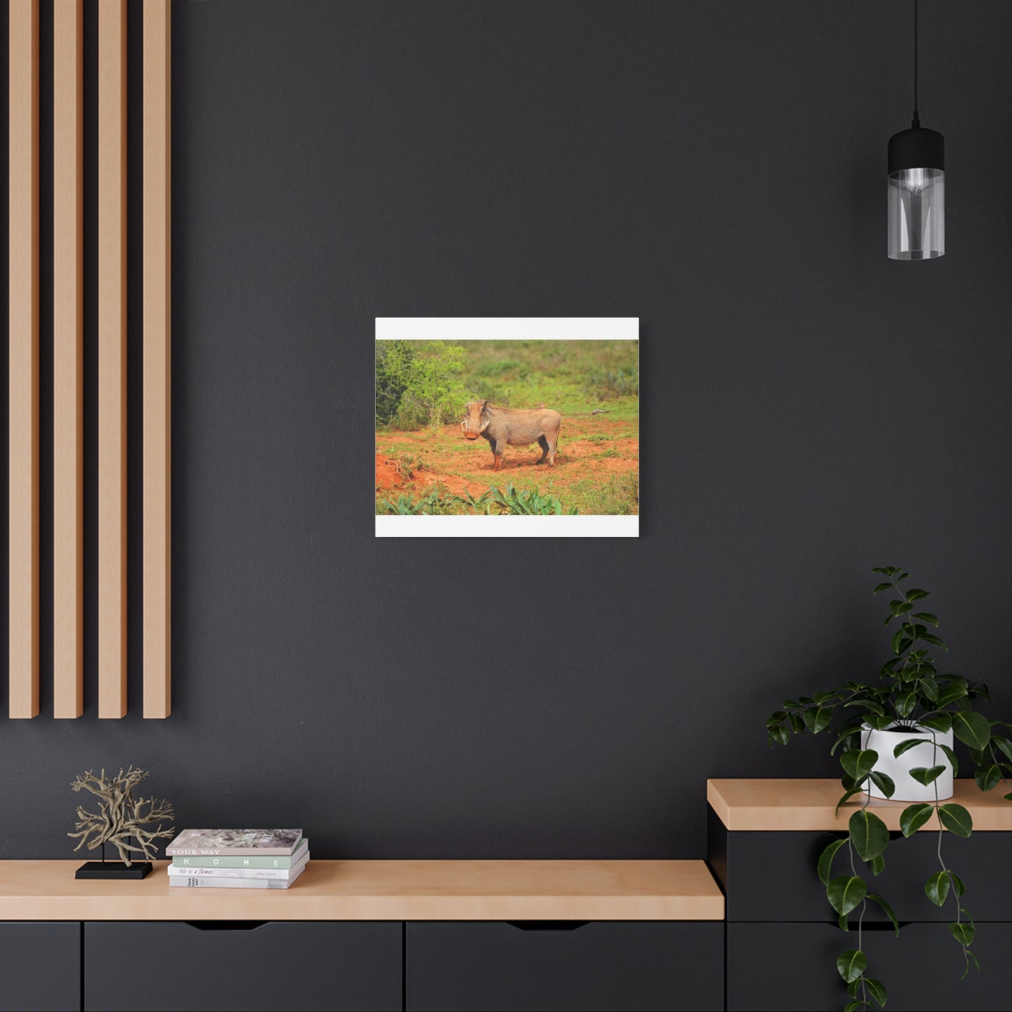 Dirty Warthog - Canvas Print