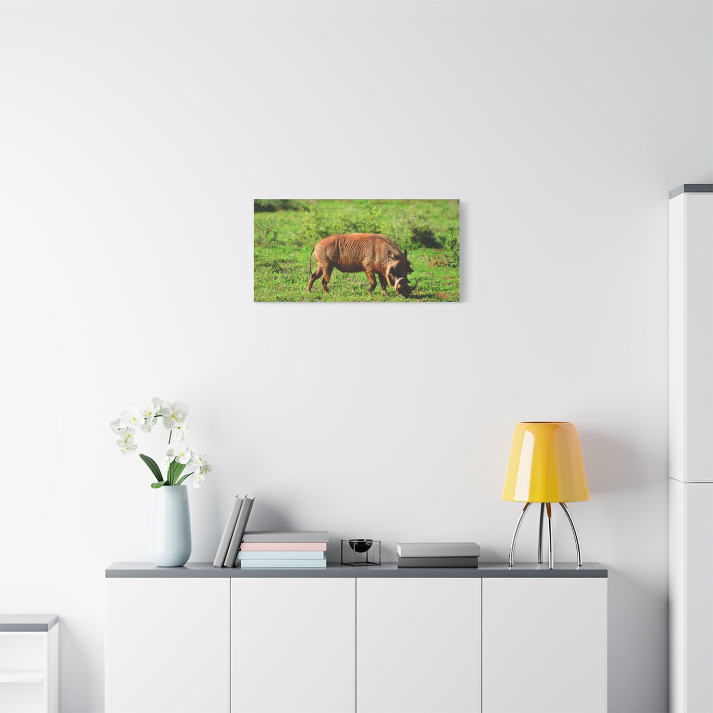 African Warthog - Canvas Print
