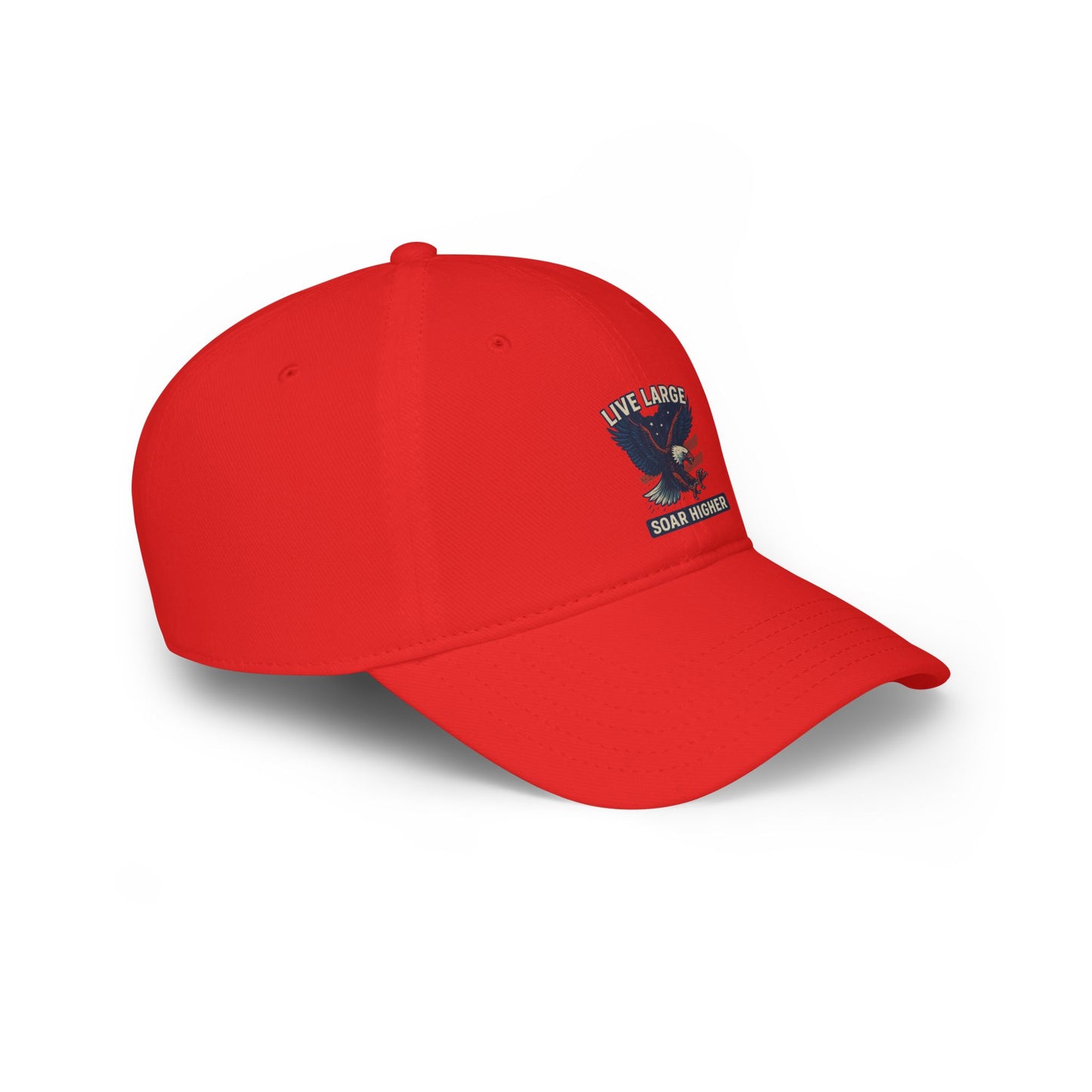 Live Large Soar Higher Baseball Cap, Eagle