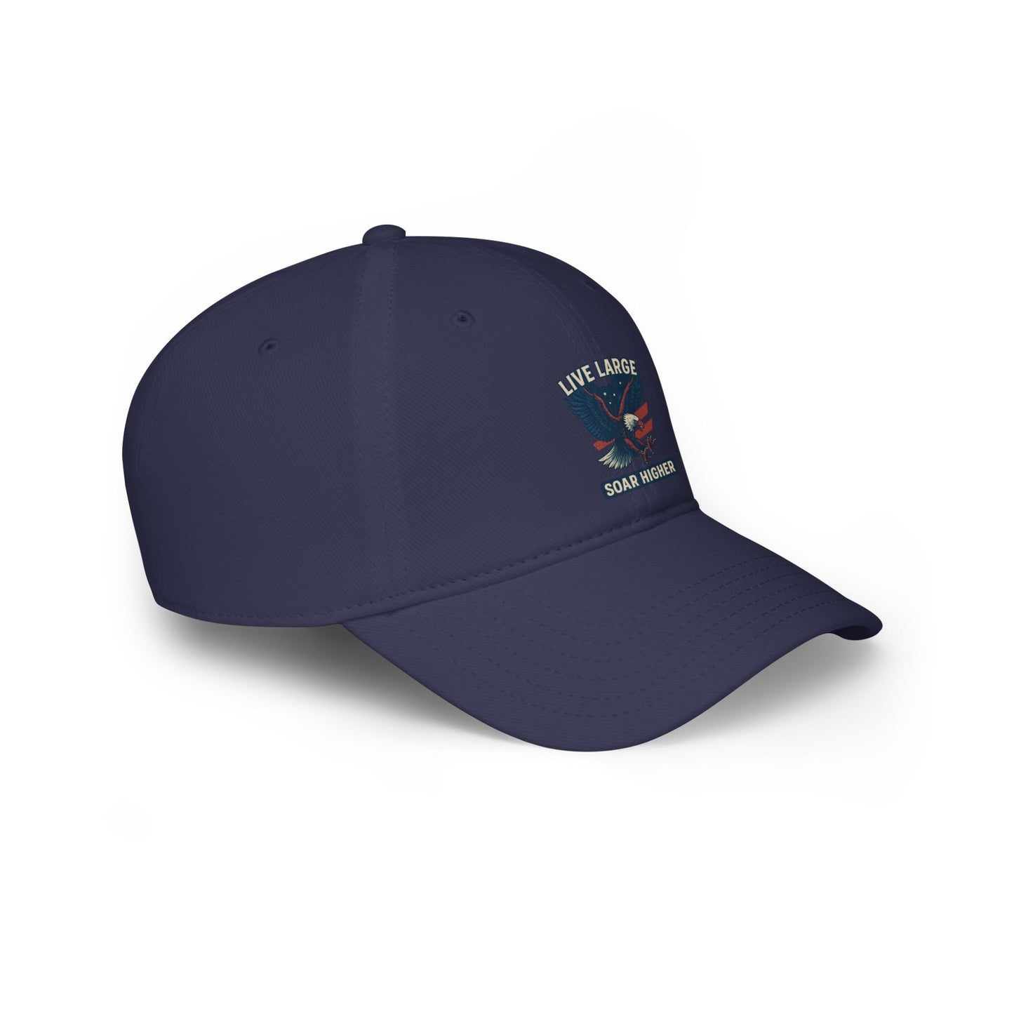 Live Large Soar Higher Baseball Cap, Eagle