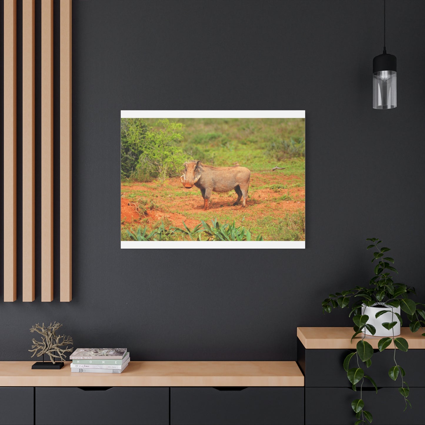 Dirty Warthog - Canvas Print