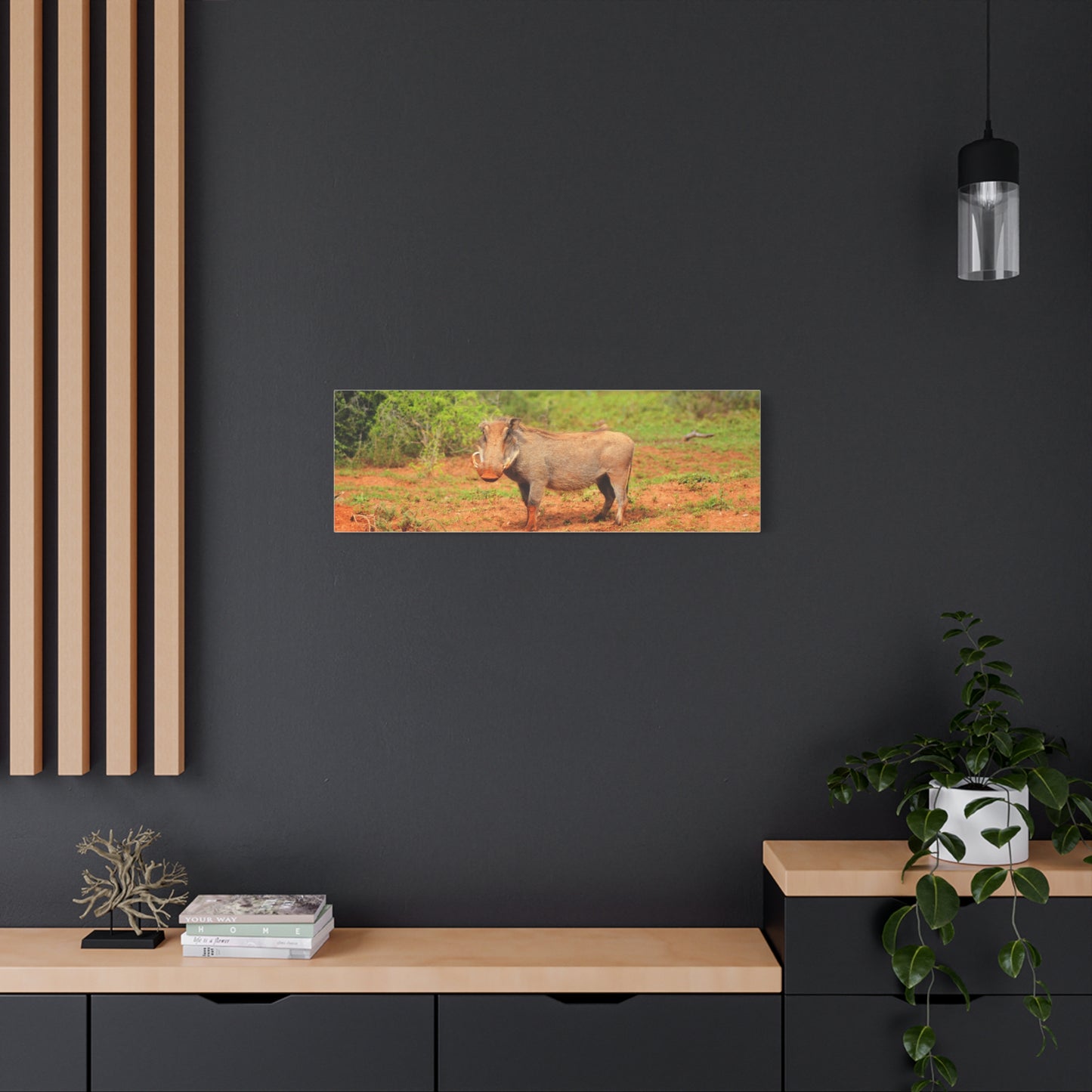 Dirty Warthog - Canvas Print