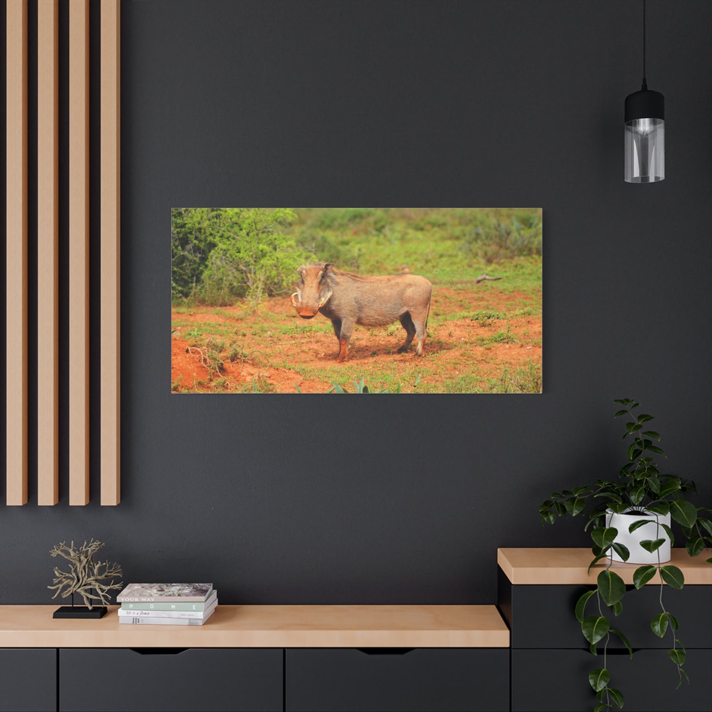 Dirty Warthog - Canvas Print
