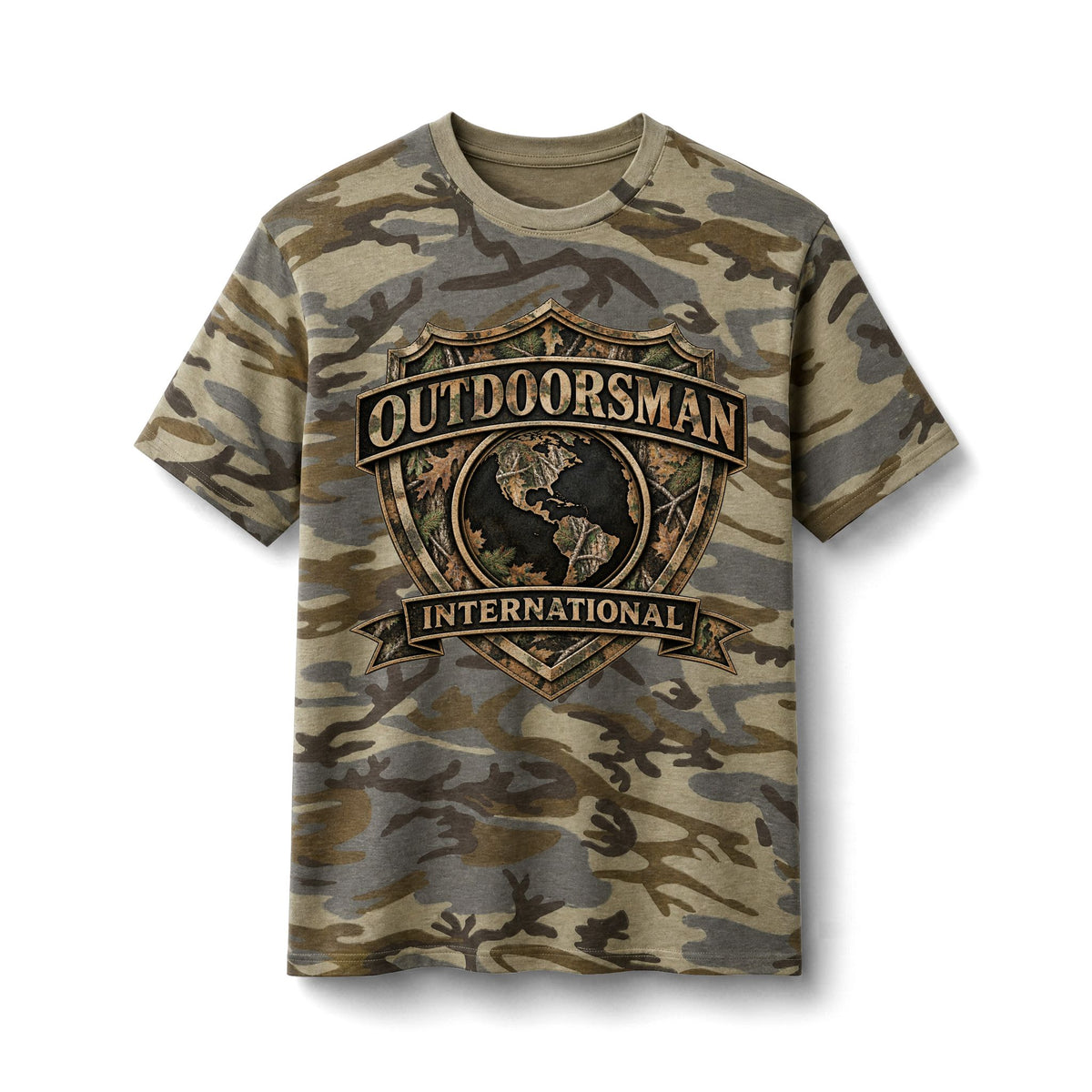 O.I. Shield Cotton Camo Tee