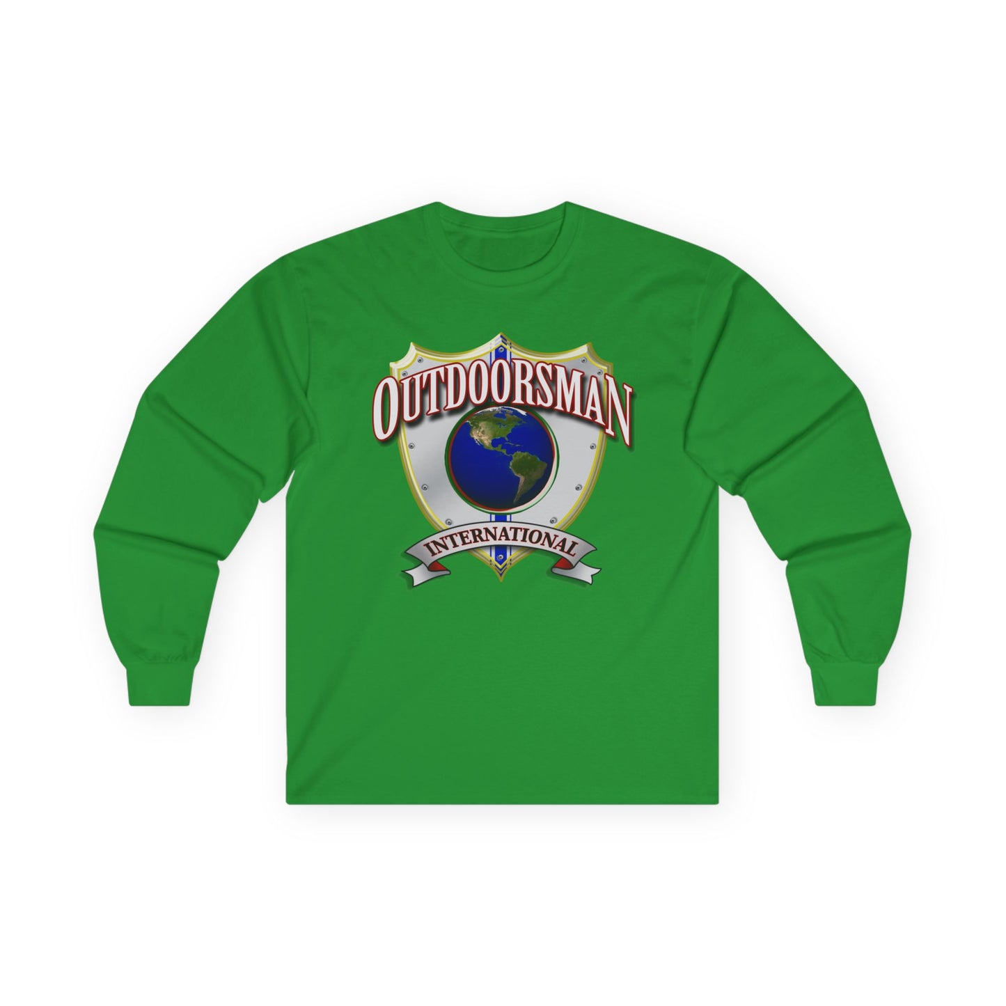 Outdoorsman International Long Sleeve Tee, Adventure Apparel, Gift for Outdoor Enthusiasts, Camping Shirt, Travel Clothing, Unisex [...]