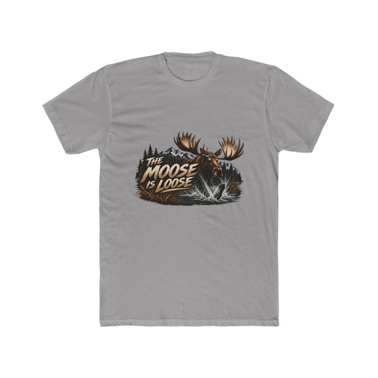 Moose Loose Unisex Cotton Crew Tee