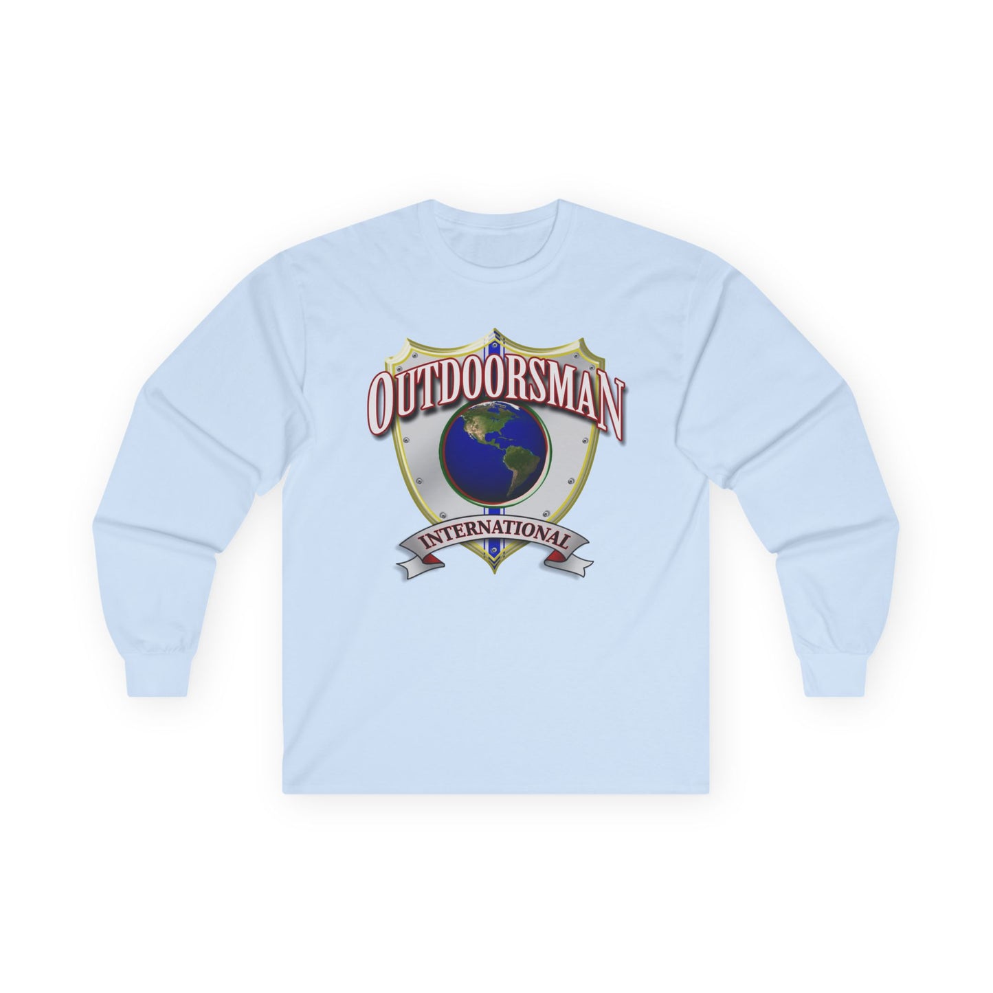 Outdoorsman International Long Sleeve Tee, Adventure Apparel, Gift for Outdoor Enthusiasts, Camping Shirt, Travel Clothing, Unisex [...]