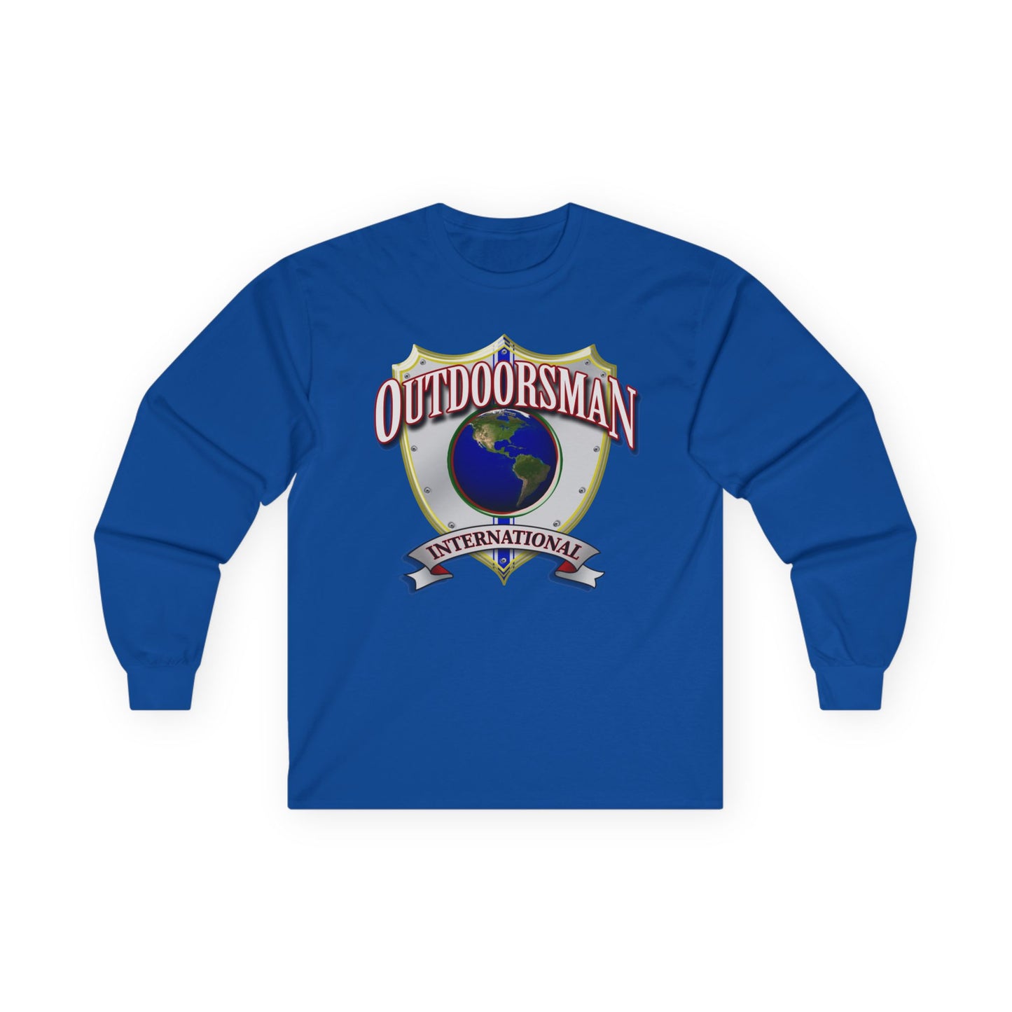 Outdoorsman International Long Sleeve Tee, Adventure Apparel, Gift for Outdoor Enthusiasts, Camping Shirt, Travel Clothing, Unisex [...]