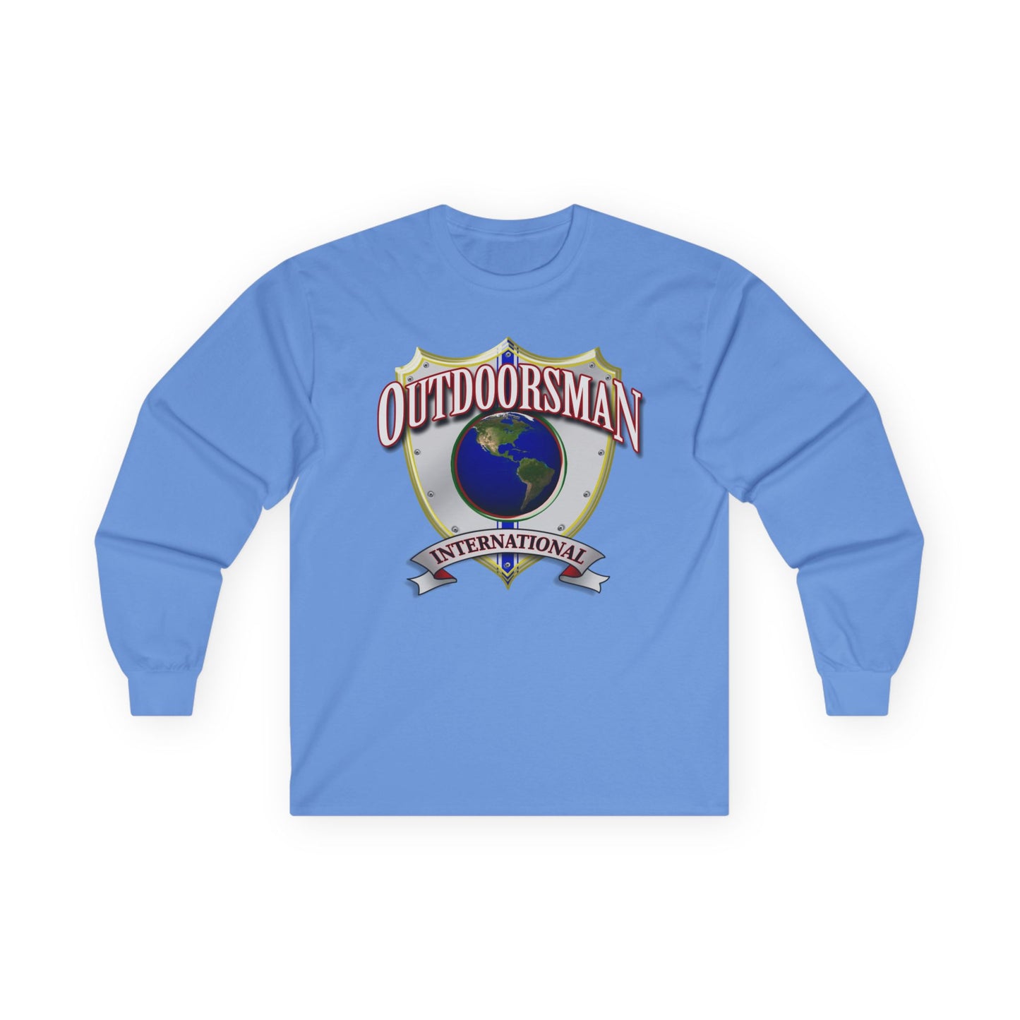 Outdoorsman International Long Sleeve Tee, Adventure Apparel, Gift for Outdoor Enthusiasts, Camping Shirt, Travel Clothing, Unisex [...]
