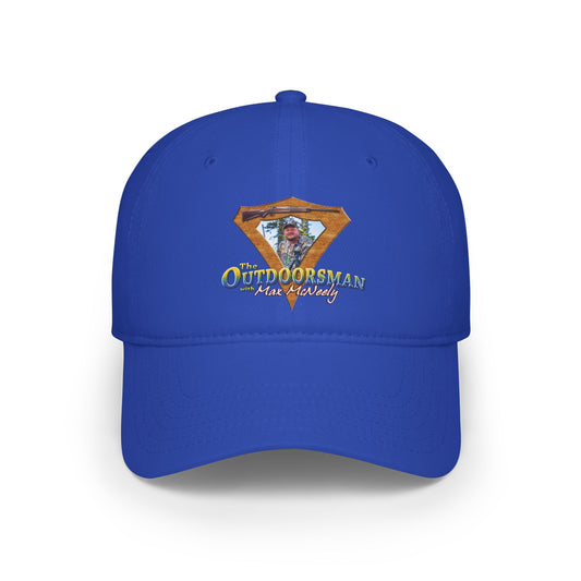 Outdoorsman Low Profile Baseball Cap, Fishing Hat, Outdoor Gear, Stylish Cap, Summer Accessories, Gift for Dad