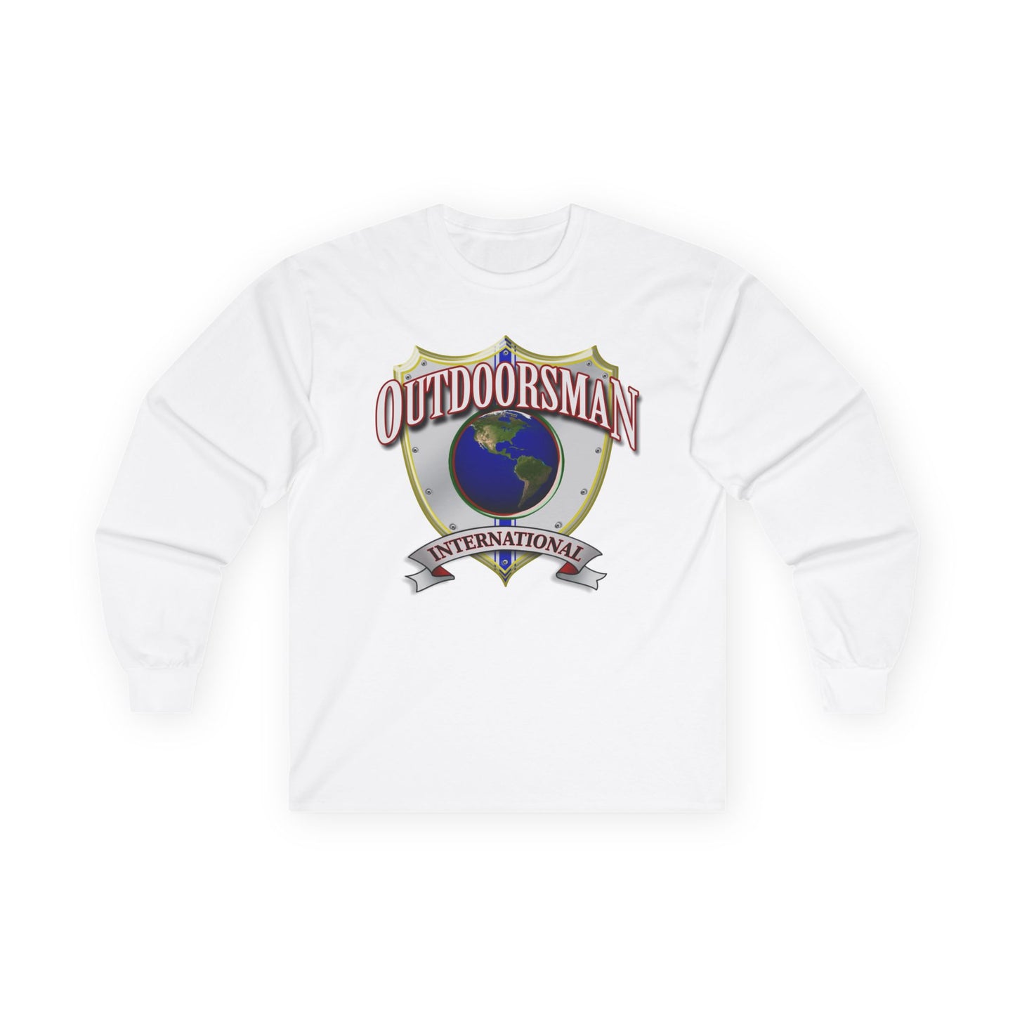 Outdoorsman International Long Sleeve Tee, Adventure Apparel, Gift for Outdoor Enthusiasts, Camping Shirt, Travel Clothing, Unisex [...]