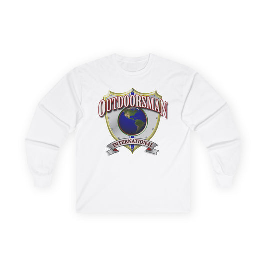Outdoorsman International Long Sleeve Tee, Adventure Apparel, Gift for Outdoor Enthusiasts, Camping Shirt, Travel Clothing, Unisex [...]