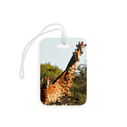 Giraffe Luggage Tags | Travel Accessories, Animal Lover Gifts, Safari Decor, Personalized Travel, Vacation Essentials
