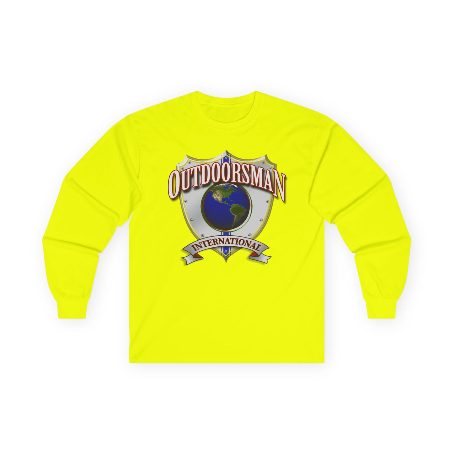 Outdoorsman International Long Sleeve Tee, Adventure Apparel, Gift for Outdoor Enthusiasts, Camping Shirt, Travel Clothing, Unisex [...]