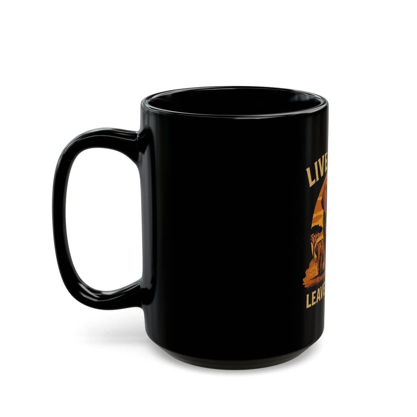 Elephant Legacy Mug - Live Large, Vintage Design for Nature Lovers, Inspirational Gift, Coffee Lover's Treasure, Eco-Friendly, Unique [...]